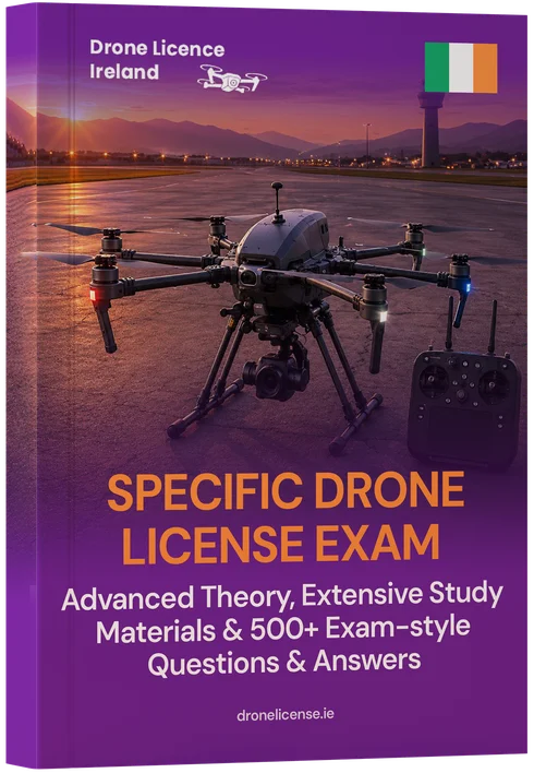 Specific Category Drone Licence Ireland – Expert Theory, Extensive Study Materials & 400+ Exam-style Questions & Answers
