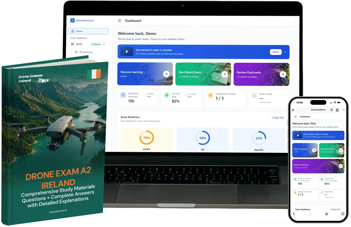 A2 Drone Licence Combo – A2 Training Materials & E-learning